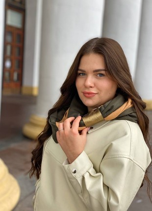 Cashmere stylish scarf Snood  from the designer Art Sana1 photo