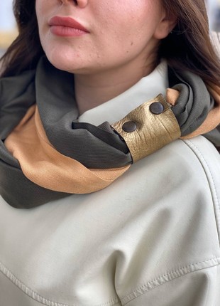 Cashmere stylish scarf Snood  from the designer Art Sana2 photo