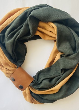 Cashmere stylish scarf Snood  from the designer Art Sana5 photo