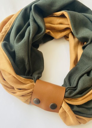 Cashmere stylish scarf Snood  from the designer Art Sana7 photo
