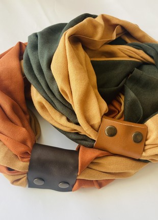 Cashmere stylish scarf Snood  from the designer Art Sana3 photo