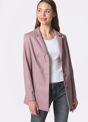 Lavender eco-leather jacket 3321