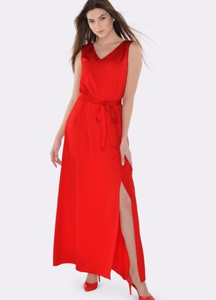 Red maxi dress from harvester silk 5584