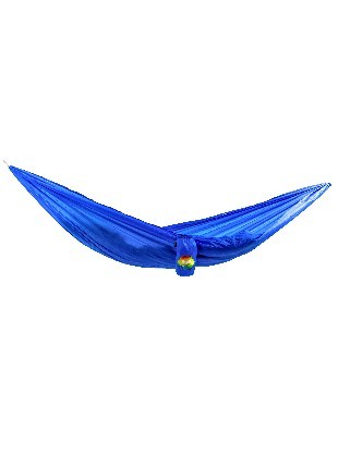 Hammock made from recycled plastic bottles, blue1 photo