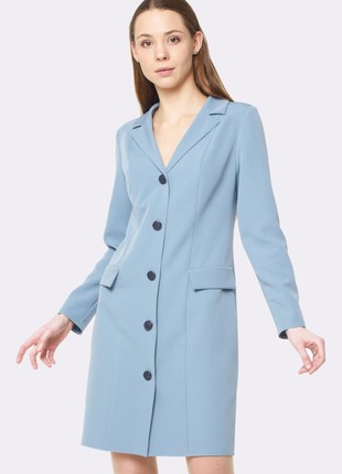 Dress-jacket of misty blue color 56363 photo