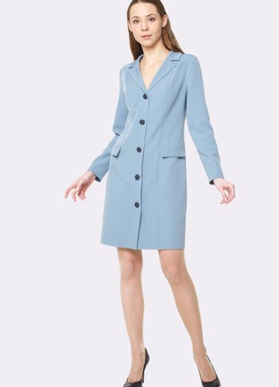 Dress-jacket of misty blue color 56361 photo