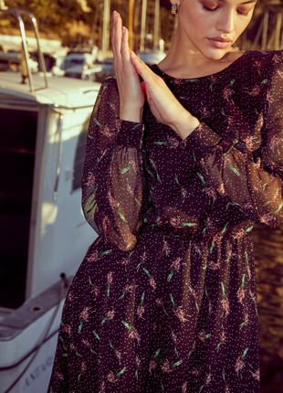 FLORAL PRINT DRESS Gepur4 photo