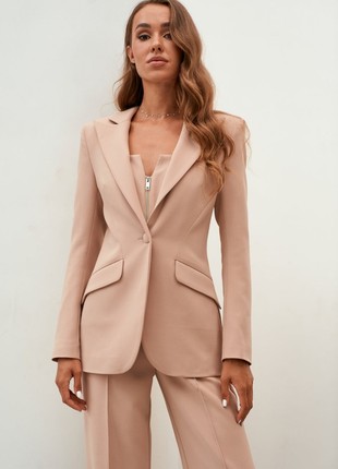 BEIGE TRENDY JACKET GEPUR