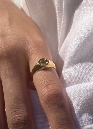 Smile ring with gilding3 photo
