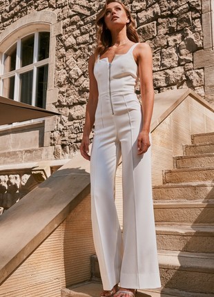 EVENING JUMPSUIT WITH STRAPS GEPUR4 photo