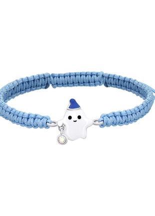 Braided bracelet BOO the ghost