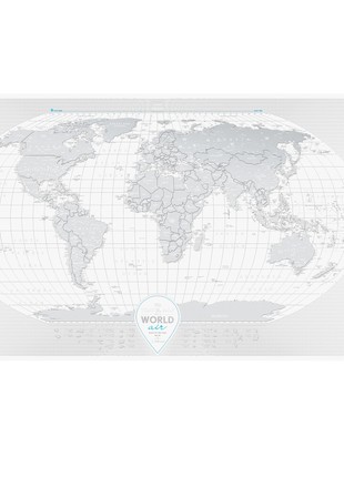 Transparent scratch map Travel Map Air World4 photo