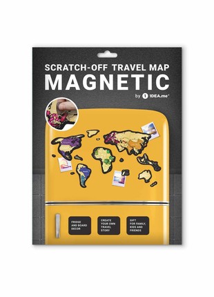 Magnet scratch map Travel Map Magnetic5 photo