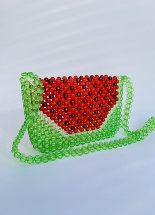 A bag of watermelon beads fruit a cool outfit for the summer cute tote bag aesthetic ita bag crossbody best friend gift personalized gift1 photo