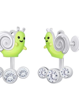 Jacket earrings WOP the snail