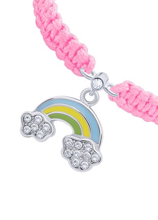 Braided bracelet Rainbow2 photo