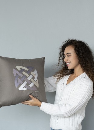 Deco Throw Pillow FUSION with Embroidery 50x50 cm