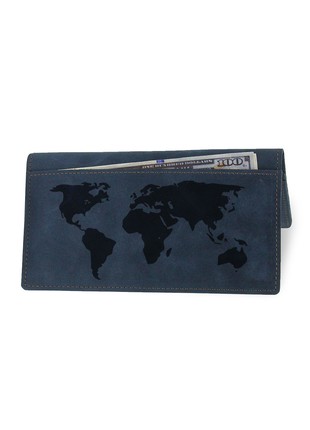 Leather wallet DNK Leather blue B 30-9