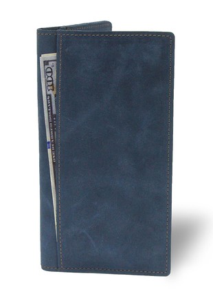 Leather wallet DNK Leather blue B 30-1