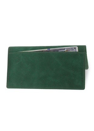 Leather wallet DNK Leather green B 30-114 photo