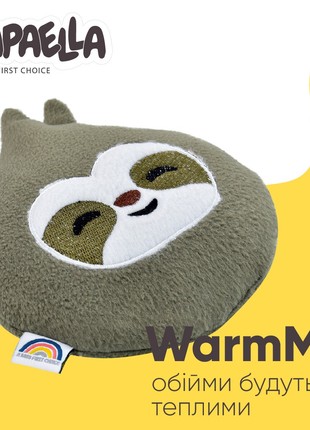 Adorable Sloth Baby Heating Pad - Organic Flaxseed Filled, Microwavable for Soothing Comfort4 photo