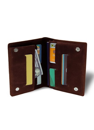 Leather travel case DNK Leather burgundy B 29-112 photo