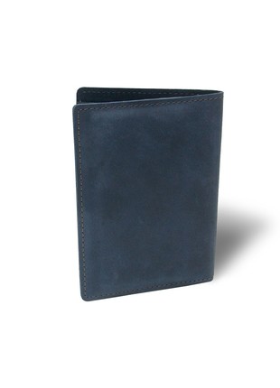 Leather travel case DNK Leather blue B 29-93 photo