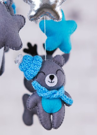 Baby mobile "Bears and deers" for boys2 photo
