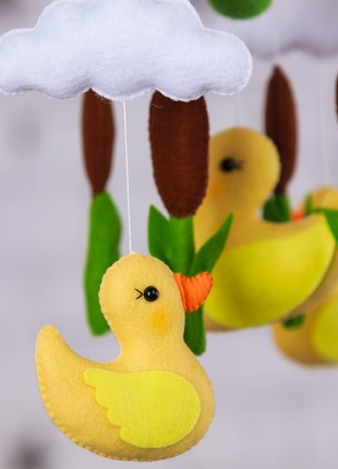 Baby mobile "Yellow ducks"3 photo