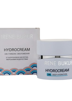 Hydro-cream with hyaluronic acid for dry, normal and sensitive skin with hyaluronic acid, 45 ml