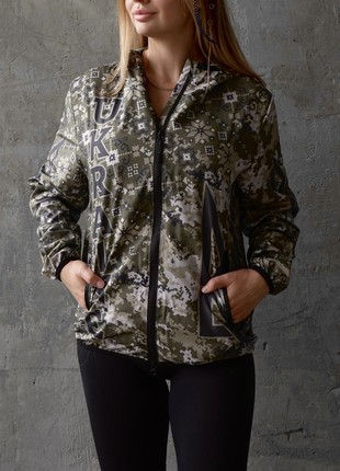light women's windbreaker jacket without jacket insulation unisex family look7 photo
