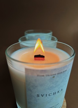 Coconut wax candle THE STEEL AROMA