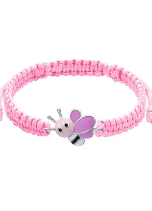 Braided bracelet Pink Marry Bee1 photo