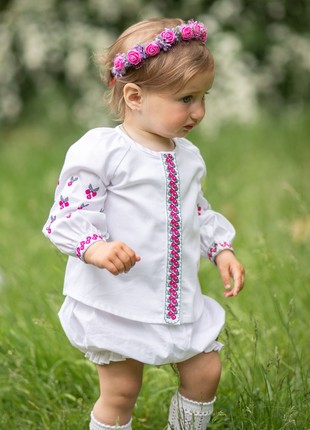 Blouse for girls 116-21/007 photo
