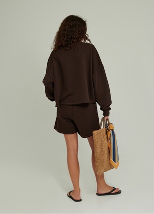 Suit short Ukrainian aesthetics brown2 photo
