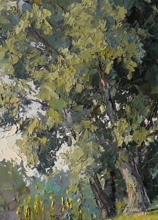 Oil painting Poplars Serdyuk Boris Petrovich nSerb673 photo