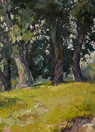 Oil painting Poplars Serdyuk Boris Petrovich nSerb675 photo