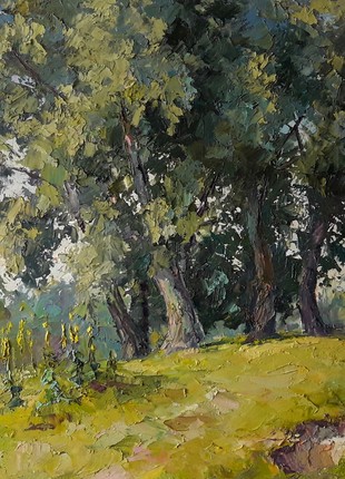 Oil painting Poplars Serdyuk Boris Petrovich nSerb676 photo
