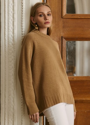 Lana merino wool jumper in beige3 photo