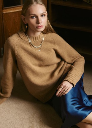 Lana merino wool jumper in beige6 photo