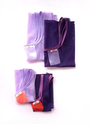 Reusable grocery mini tote bag handmade. Shopper bag, packing.