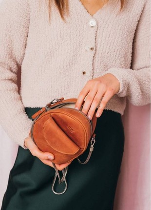 Kroha mini bag light brown vintage The Wings TW-Kroha-kon-crz4 photo
