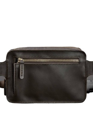 Leather belt bag Dropbag Mini chocolate BN-BAG-6-choco4 photo