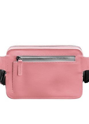 Leather belt bag Dropbag Mini pink BN-BAG-6-pink-peach2 photo