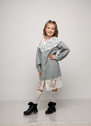 Dress with a white collar Renard