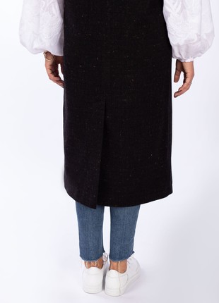 Woman's longline giletblack 178-22/008 photo