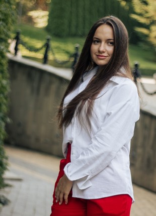 A set of a long shirt and classic pants5 photo