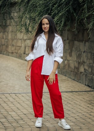 A set of a long shirt and classic pants1 photo
