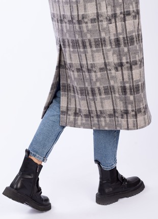 Woman's longline gilet grey 178-22/009 photo