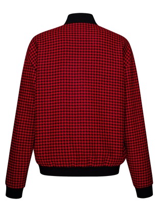 Stylish woolen bomber jacket5 photo